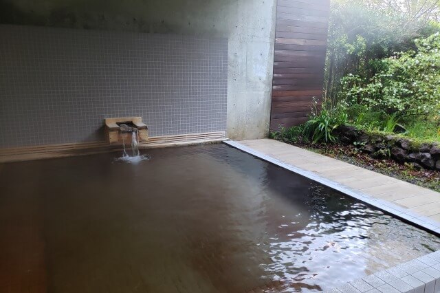 星野リゾート・リゾナーレ那須の温泉｜外湯の様子