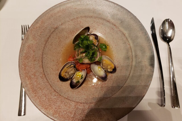 リゾナーレ那須のレストラン・オットセッテのディナー｜魚介料理
