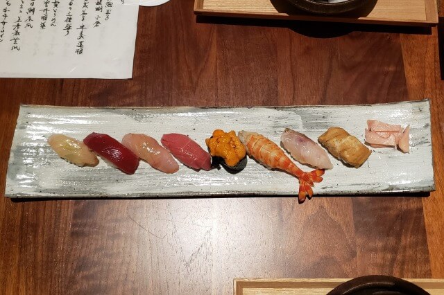 ハレクラニ沖縄「 AOMI（あおみ）」の夕食｜お寿司のお味は？