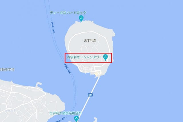  沖縄の古宇利オーシャンタワーはどこにあるの？