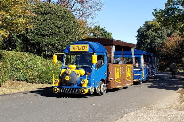 昭和記念公園のパークトレイン｜園内を周遊する機関車型の乗り物です