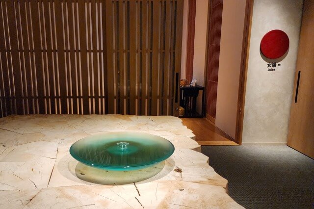 星のや東京の温泉｜露天風呂もありました